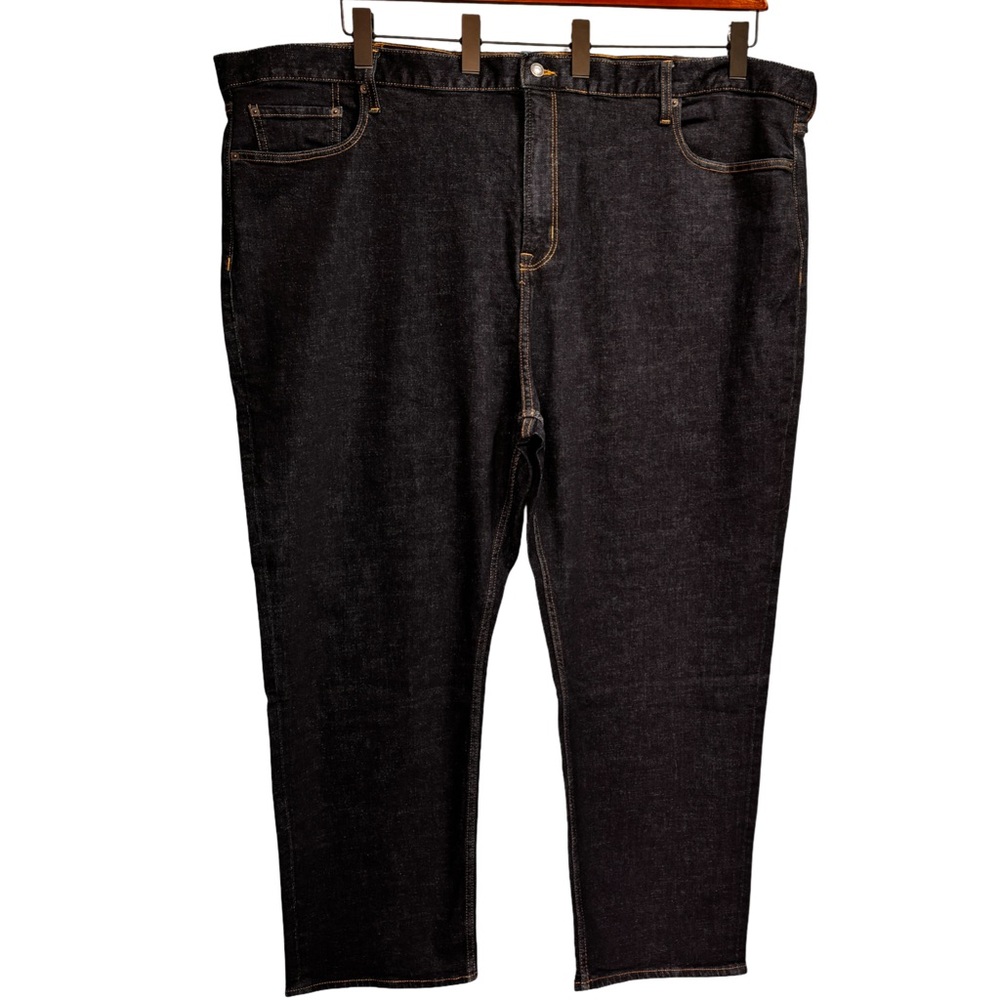 Old Navy Men's Dark Blue Denim Slim Taper Relaxed Jeans 54 x 30